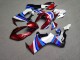 Purchase 2017-2024 Glossy Candy Red & White with Black & Blue Honda CBR1000RR Motorcycle Fairings UK