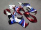 Purchase 2017-2024 Glossy Candy Red & White with Black & Blue Honda CBR1000RR Motorcycle Fairings UK
