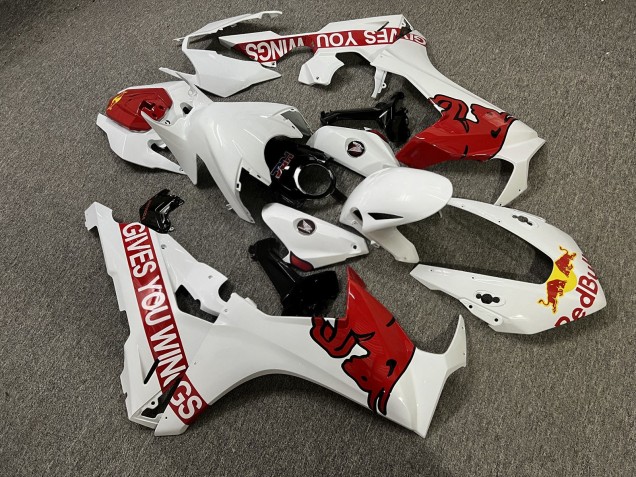 Purchase 2017-2024 Glossy White Red Bull Honda CBR1000RR Motorcycle Fairings UK