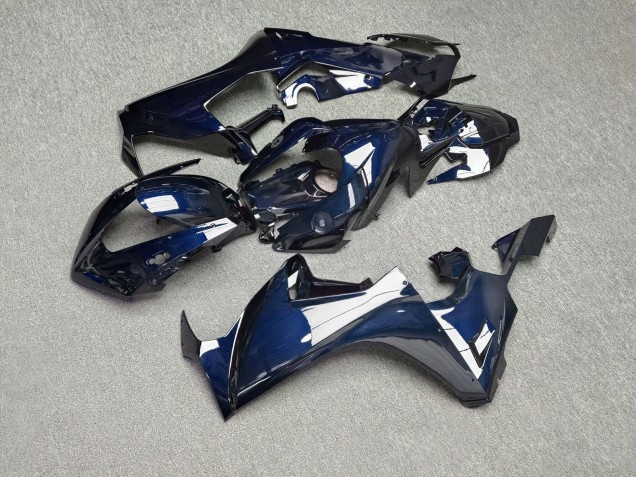 Purchase 2017-2024 Glossy Blue Carbon Fiber Style Honda CBR1000RR Motorcycle Fairings UK