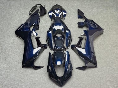 Purchase 2017-2024 Glossy Blue Carbon Fiber Style Honda CBR1000RR Motorcycle Fairings UK