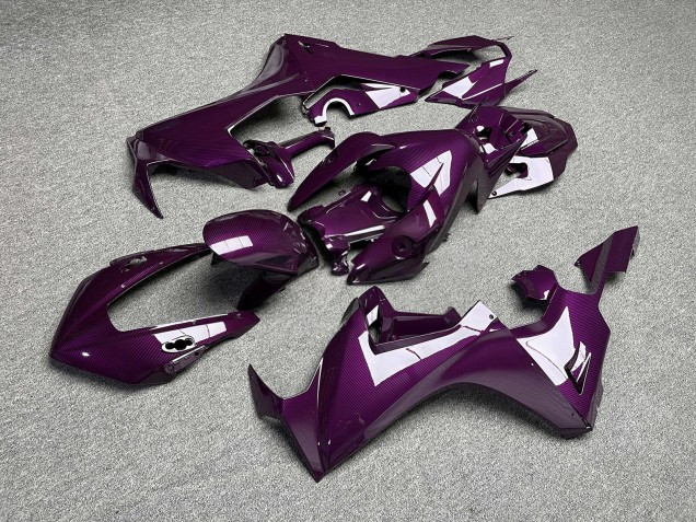 Purchase 2017-2024 Glossy Pink Carbon Fiber Style Honda CBR1000RR Motorcycle Fairings UK