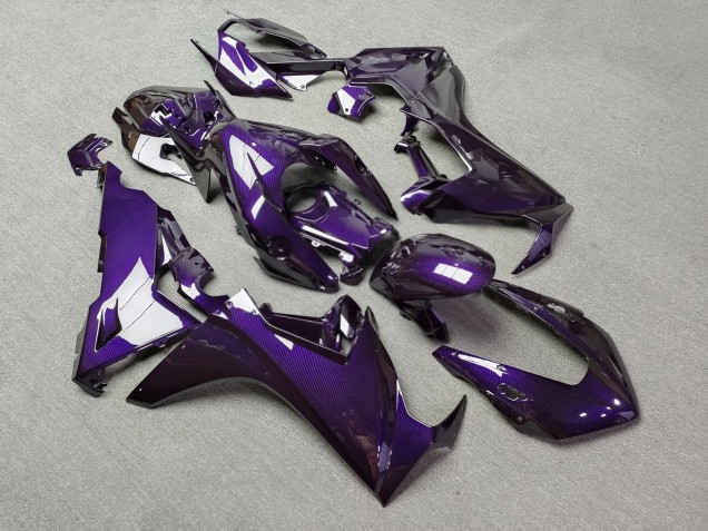 Purchase 2017-2024 Glossy Purple Carbon Fiber Style Honda CBR1000RR Motorcycle Fairings UK