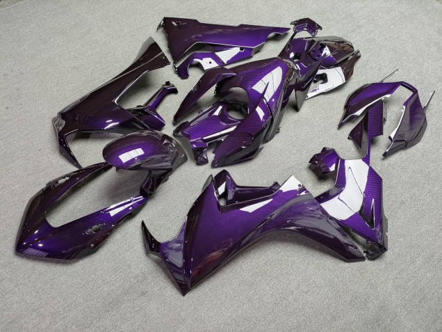 Purchase 2017-2024 Glossy Purple Carbon Fiber Style Honda CBR1000RR Motorcycle Fairings UK