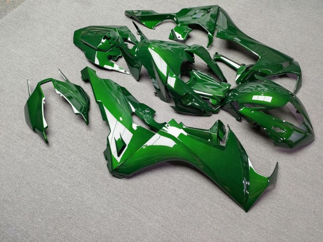 Purchase 2017-2024 Glossy Green Carbon Fiber Style Honda CBR1000RR Motorcycle Fairings UK
