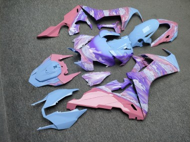 Purchase 2017-2024 Glossy Baby Pink Blue Sky Serenity Chameleon Honda CBR1000RR Motorcycle Fairings UK