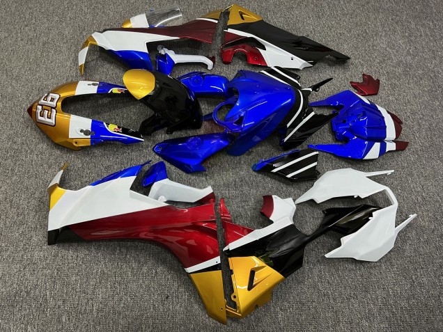 Purchase 2017-2024 Glossy White Blue Black Gold Honda CBR1000RR Motorcycle Fairings UK