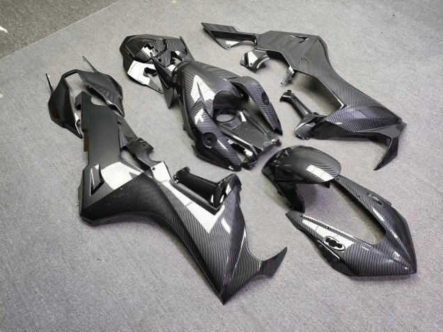 Purchase 2017-2024 Glossy Carbon Fiber Style Honda CBR1000RR Motorcycle Fairings UK
