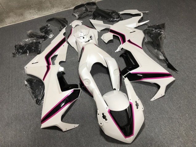 Purchase 2017-2024 Glossy White pink Honda CBR1000RR Motorcycle Fairings UK