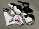 Purchase 2013-2026 Glossy Black & White with Pink Cherry Blossom Split Honda CBR600RR Motorcycle Fairings UK