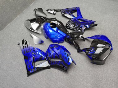 Purchase 2013-2026 Glossy Blue & Black with Silver Shattered Split Honda CBR600RR Motorcycle Fairings UK