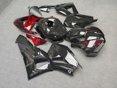 Purchase 2013-2026 Glossy Black Red Carbon Fiber Style Honda CBR600RR Motorcycle Fairings UK