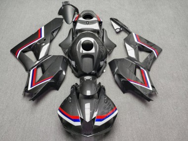 Purchase 2013-2026 Glossy Carbon Fiber Style & Blue with White & Red Honda CBR600RR Motorcycle Fairings UK