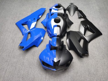 Purchase 2013-2026 Glossy Blue Matte Black Split Honda CBR600RR Motorcycle Fairings UK