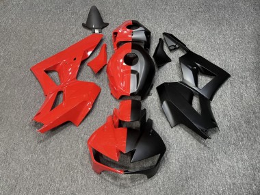 Purchase 2013-2026 Glossy Red Matte Black Split Honda CBR600RR Motorcycle Fairings UK