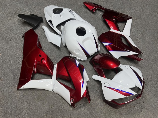 Purchase 2013-2026 Candy Red White Honda CBR600RR Motorcycle Fairings UK