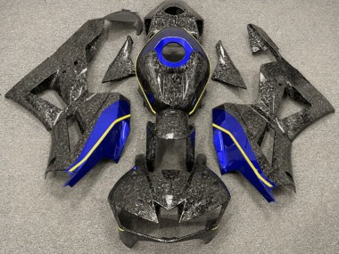 Purchase 2013-2026 Forged Carbon Fiber Blue Honda CBR600RR Motorcycle Fairings UK
