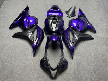 Purchase 2009-2012 Glossy Purple & Forged Carbon Fiber Style Honda CBR600RR Motorcycle Fairings UK