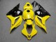 Purchase 2009-2012 Glossy Pearl Yellow & Black Honda CBR600RR Motorcycle Fairings UK