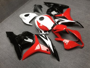 Purchase 2009-2012 Glossy Orange & Black with White Honda CBR600RR Motorcycle Fairings UK