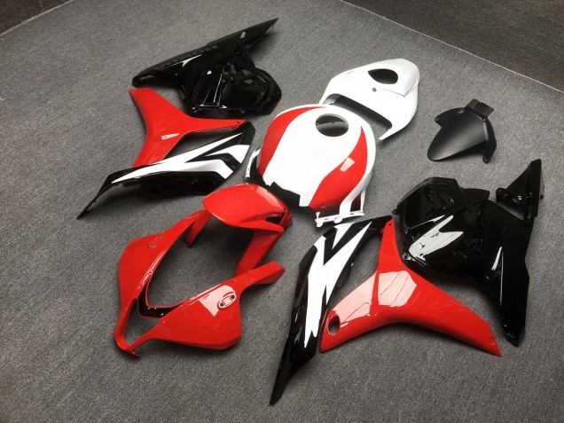 Purchase 2009-2012 Glossy Orange & Black with White Honda CBR600RR Motorcycle Fairings UK
