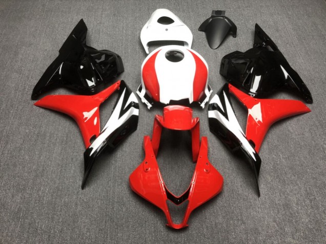 Purchase 2009-2012 Glossy Orange & Black with White Honda CBR600RR Motorcycle Fairings UK