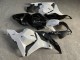 Purchase 2009-2012 Glossy Metallic White Carbon Fiber Style Honda CBR600RR Motorcycle Fairings UK