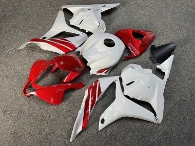 Purchase 2009-2012 Glossy White Red Honda CBR600RR Motorcycle Fairings UK