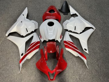 Purchase 2009-2012 Glossy White Red Honda CBR600RR Motorcycle Fairings UK