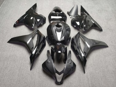 Purchase 2009-2012 Glossy Black Carbon Fiber Style Honda CBR600RR Motorcycle Fairings UK