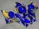 Purchase 2009-2012 Royal Blue with Gold Accents Honda CBR600RR Motorcycle Fairings UK