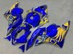 Purchase 2009-2012 Royal Blue with Gold Accents Honda CBR600RR Motorcycle Fairings UK