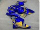 Purchase 2009-2012 Royal Blue with Gold Accents Honda CBR600RR Motorcycle Fairings UK