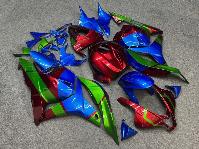 Purchase 2009-2012 Glossy Red Blue Green Color Honda CBR600RR Motorcycle Fairings UK