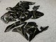 Purchase 2009-2012 Glossy Black with Gold Stripe Honda CBR600RR Motorcycle Fairings UK