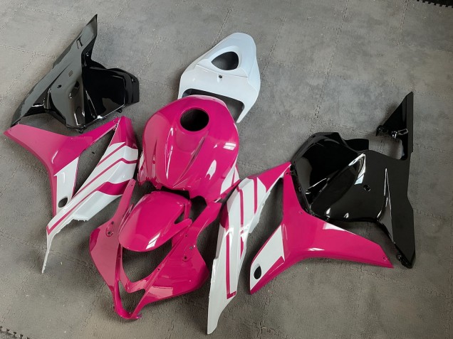 Purchase 2009-2012 Glossy Pink White Honda CBR600RR Motorcycle Fairings UK