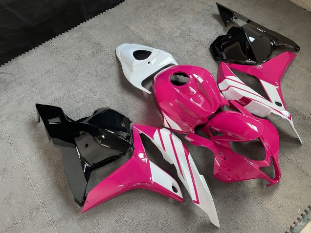 Purchase 2009-2012 Glossy Pink White Honda CBR600RR Motorcycle Fairings UK
