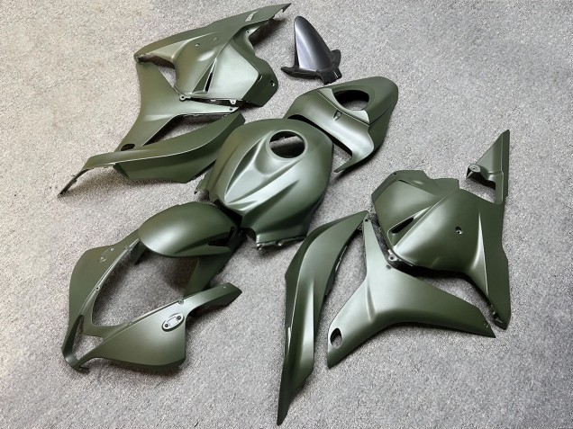 Purchase 2009-2012 Matte Army Green Honda CBR600RR Motorcycle Fairings UK