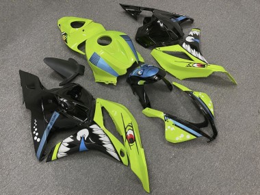 Purchase 2009-2012 Glossy Yellow Black Honda CBR600RR Motorcycle Fairings UK