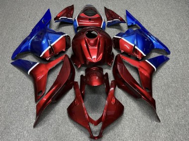 Purchase 2009-2012 Red Blue Slash Honda CBR600RR Motorcycle Fairings UK
