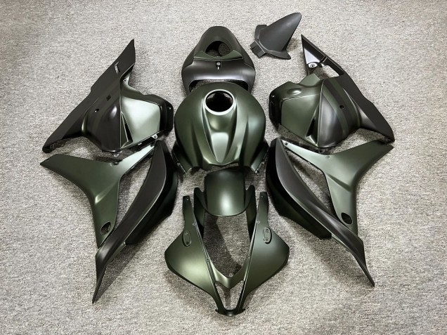 Purchase 2009-2012 Matte Green Grey Honda CBR600RR Motorcycle Fairings UK