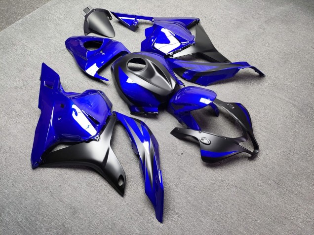 Purchase 2009-2012 Glossy Deep Blue & Matte Black Honda CBR600RR Motorcycle Fairings UK