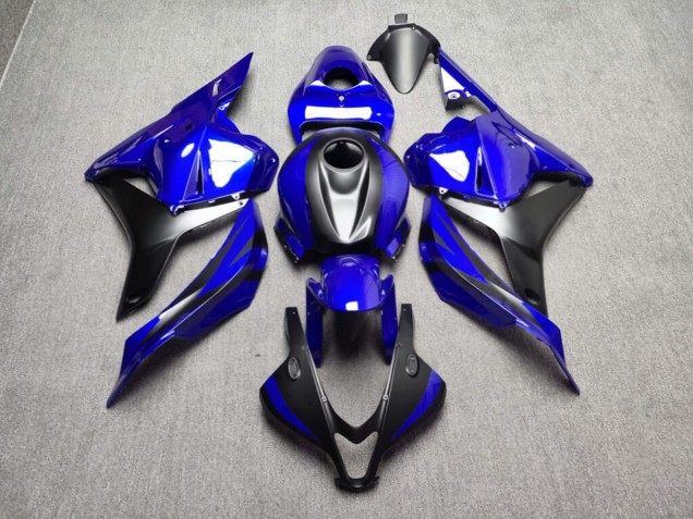 Purchase 2009-2012 Glossy Deep Blue & Matte Black Honda CBR600RR Motorcycle Fairings UK