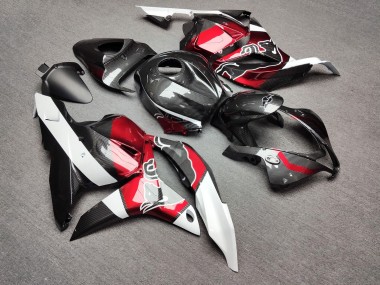 Purchase 2009-2012 Glossy Carbon Fiber Style with White & Red Bull Honda CBR600RR Motorcycle Fairings UK