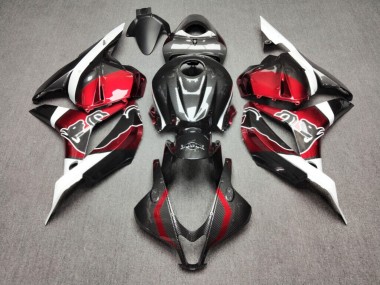 Purchase 2009-2012 Glossy Carbon Fiber Style with White & Red Bull Honda CBR600RR Motorcycle Fairings UK