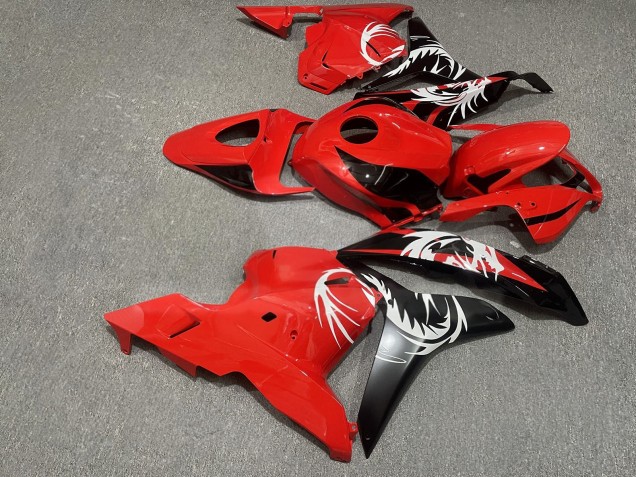 Purchase 2009-2012 Glossy Red Black Dragon Honda CBR600RR Motorcycle Fairings UK