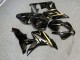 Purchase 2007-2008 Glossy Black with Gold Honda CBR600RR Motorcycle Fairings UK
