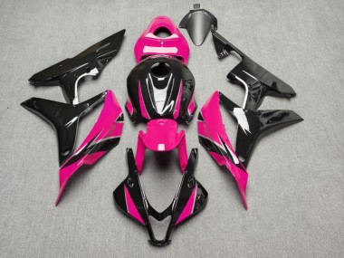 Purchase 2007-2008 Glossy Black & Pink Honda CBR600RR Motorcycle Fairings UK
