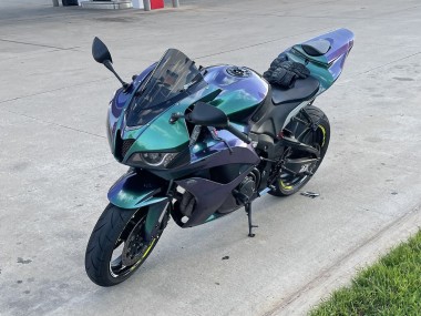 Purchase 2007-2008 Glossy Green Purple Chameleon Honda CBR600RR Motorcycle Fairings UK