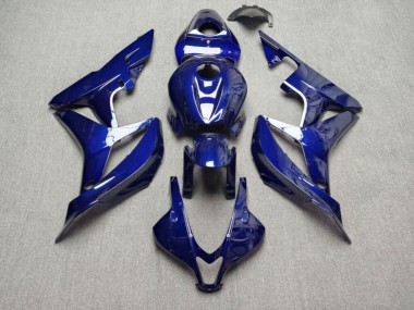 Purchase 2007-2008 Glossy Blue Carbon Fiber Style Honda CBR600RR Motorcycle Fairings UK